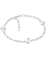 Diamond Bracelet With Heart-Shaped Charms: My Precious Daughter by The Bradford Exchange