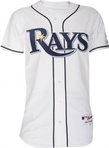 Tampa Bay Rays 2008 Home White Authentic MLB Jersey