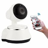 M.Way 多機能 充電池 ベビーモニター ワイヤレスベビーカメラ ベビーモニター スマホで映像確認 ネットワークカメラ 防犯 監視カメラ Wi-Fi無線接続 暗視機能 100万画素 高画質 720P