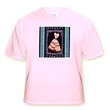 Warm tan frilly dress with leaves and teal green ribbon on black background - Light Pink Infant Lap-Shoulder Tee (12M) Warm tan frilly dress with leaves and teal green ribbon on black background - Light Pink Infant Lap-Shoulder Tee (12M)