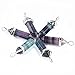 SUNYIK Fluorite Stone Gemstone Six Pyramid Column Bead Pendant