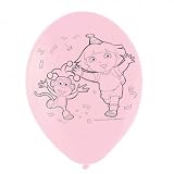 6 Dora The Explorer 12 inch Latex Balloons