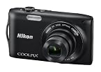 Nikon COOLPIX S3300 Point & Shoot Camera with 16MP, 6x Optical Zoom and 2.7 inch Screen (Black)