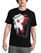 Famous Stars and Straps Men's Triple Dip Mens Tee, Black/White/Red/Gray, Medium