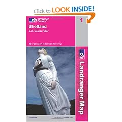 Shetland - Yell, Unst and Fetlar (Landranger Maps) (OS Landranger Map)