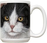 Black & White Cat 15 oz Mug