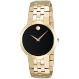 Movado Mens 606236 Faceto Gold-Plated Stainless Steel Watch by Movado