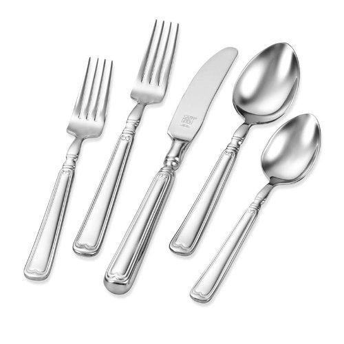 J.A Henckels 22772345 Vintage 1876 45 PC Flatware Set w/Serving Spoon, Meat Fork & Butter Knife