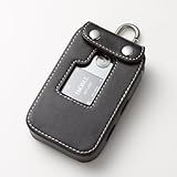 画像をクリックして拡大イメージを表示 イー・モバイル Pocket WiFi LTE HUAWEI GL04P 用カラビナリング付本革レザーケース