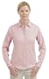 Port Authority Ladies Cavalry Twill Shirt L616 (S / Pink/White)