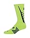 Under Armour Men's Undeniable All Sport Crew Socks (1 Pair), Hi Vis Yellow/Black, Large