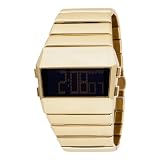 EVISU Mens EV 7007 44 Digi Man Gold Tone Stainless Steel Digital Bracelet Watch