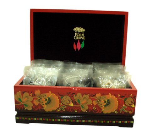 Eden Grove Black Tea, 30-Count Painted Russian, 3.18-Ounce Box