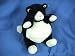 Plumpee Black and White Cat Large Plush Toy 12" L