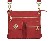 Baggallini Sydney Bagg W/ Gold Hardware,Tomato,One Size