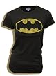 Junk Food Batman Logo Washed Black Juniors T-shirt Tee