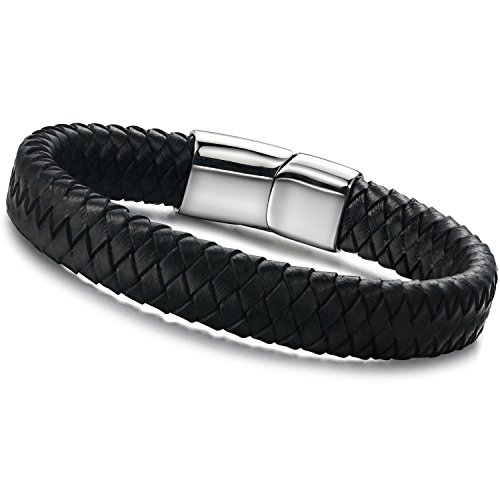 Jstyle braided leather bracelets for men bangle bracelets fashion…