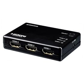 �O���[���n�E�X HDMI�Z���N�^ Input3+Output1�|�[�g GH-HSW301