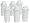 Brita 35557 Pitcher Replacement Filters, 6-Pack
