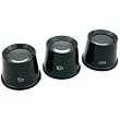 2.5x 5x 10x Eye Loupes Jewelers Stamp Coin Magnifiers