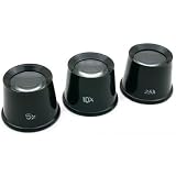 2.5x 5x 10x Eye Loupes Jewelers Stamp Coin Magnifiers