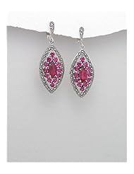 CZ Earrings In 92.5 Sterling Silver