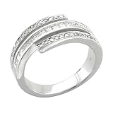 14k White Gold Round and Princess Cut Diamond Anniversary Ring/ Band (H-I, SI-I, 0.66 carat)