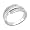 14k White Gold Round and Princess Cut Diamond Anniversary Ring/ Band (H-I, SI-I, 0.66 carat)