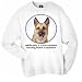 German Shepherd Smile Adult Sweatshirt