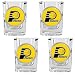 Indiana Pacers NBA 4pc Square Shot Glass Set