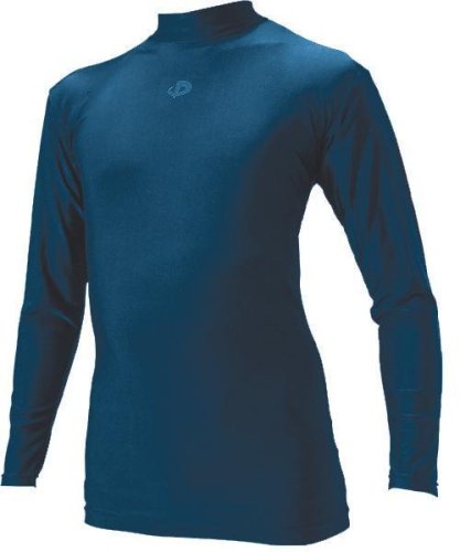 Phiten Compression Shirt (Long Sleeve), Large, Navy