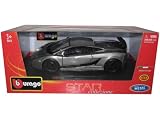 Lamborghini Gallardo Superleggera Gray Diecast Car Model 1/24