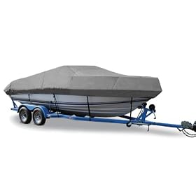 Taylor Made Products Trailerite Semi-Custom Boat Cover for V-Hull Fishing Boats with Inboard Outboard Motor by 