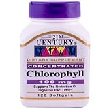 21st Century Health Care, Concentrated Chlorophyll, 100 mg, 120 Softgels