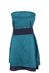 Polyester Ruched Gathered  Dress With a Sash 