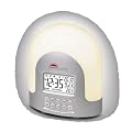 Sale - High Tech Sunrise Alarm Clock - Dawn Simulator Rise and Shine Nature Sounds Alarm with rising light and Clock