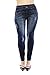 VIRGIN ONLY Women's Jeans Printed Seamless Plus Size Leggings (Plus Size, 62 Navy)