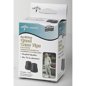 [Itm] 1/2" Tips for Small Base Canes (Black) [Acsry To]: Accessories for Standard... see description