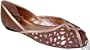 Rafe Jovovich Women's Flat Peep Toe Ballerina Brown (6.5, Brown)