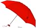 Leighton Genie Manual Open/Close Umbrella, Red