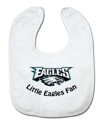 NFL Philadelphia Eagles White Snap Bib with Team Logo