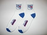 NEW YORK RANGERS Teen & Adult Acrylic and Stretch Nylon Logo Crew Socks (SIZE 10-13)