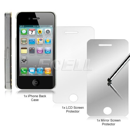 Ecell - HEADCASE HALLOWEEN ORANGE PUMPKIN BACK CASE + LCD PROTECTORS FOR iPHONE 4 4G 4S