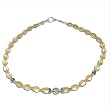 Handmade Necklace Silver Peridot Gemstone Jewelry 18.5 inches