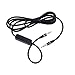 NiceTQ Replacement 4FT 3.5MM Stereo Audio Cable Cord with Mic for Skullcandy Hesh 2 Headphones