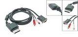 Sumnique Xbox 360 VGA Component Audio Cable & 2RCA & 1 Year Warranty