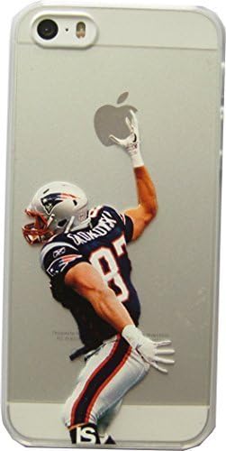 Rob Gronkowski transparent iphone 6 Plus case number 87 New England Patriots (iphone 6 plus)