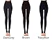 Anmengte Winter Womens Black Warm Velet Stretchy High Waist Elastics Leggings (FBA)