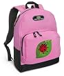 Cute Ladybugs Pink Backpack for Travel, Daypack CUTE School Bags Best Unique Cute Gifts for Girls, Students Ladies -