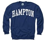 Hampton Pirates Navy Arch Crewneck Sweatshirt